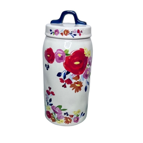Paris Floral Collections Floral Canister Dimply - Picture 1 of 8